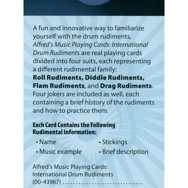 Alfred Music Publishing International Drum Rudiments
