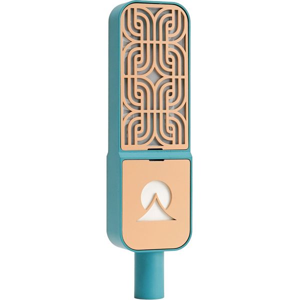 Ohma World Motif Condenser Teal & Apricot
