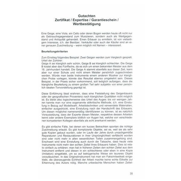 Friedrich Hofmeister Verlag Taxe der Streichinstrumente