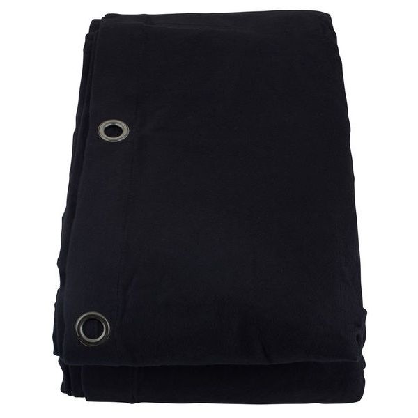 Stairville Curtain 160g/m 6.0x4.0m Bk