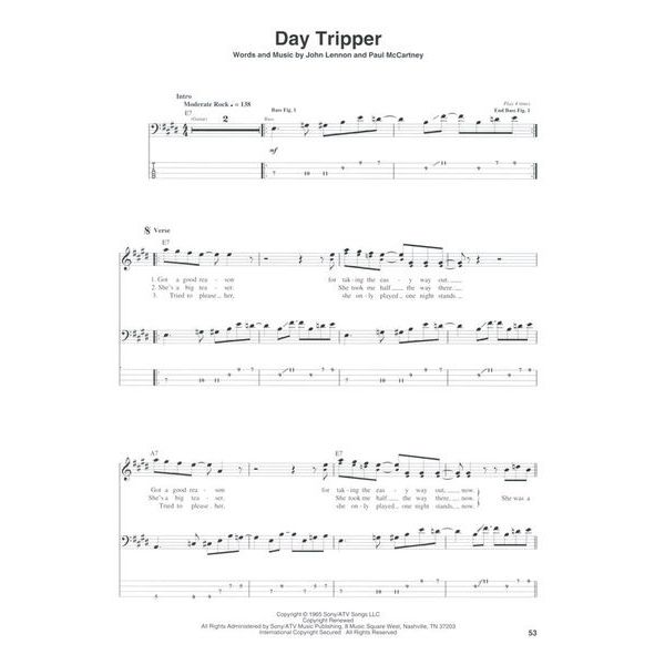 Hal Leonard The Beatles 1962-1966 Bass