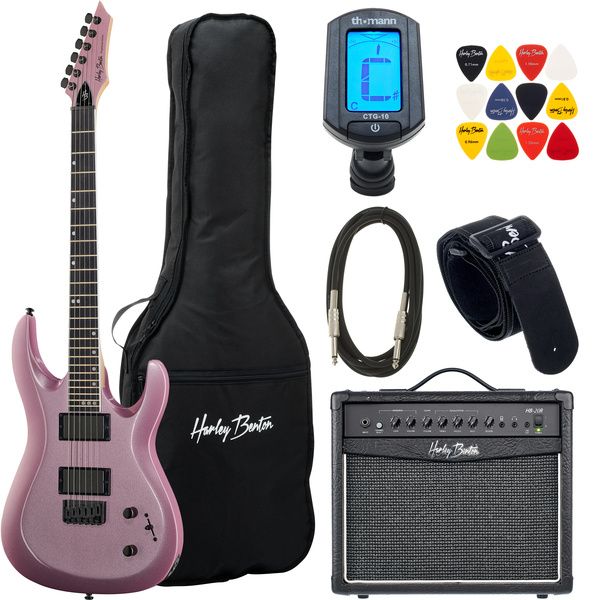 Harley Benton R-446 Plum Metallic Set