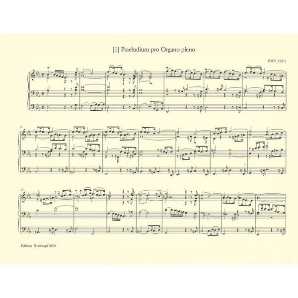 Breitkopf & Hrtel Bach Smtliche Orgelwerke