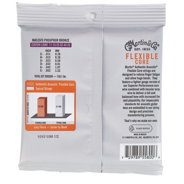 Martin Guitar MA-535FX Flexible Core