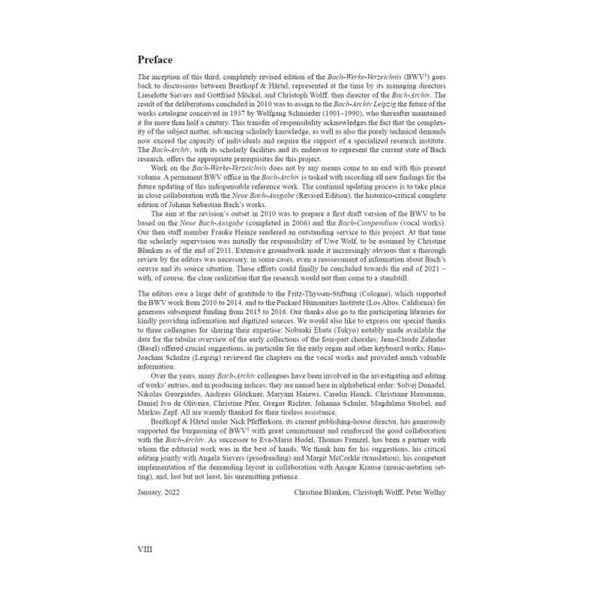 Breitkopf & Hrtel Bach-Werke-Verzeichnis