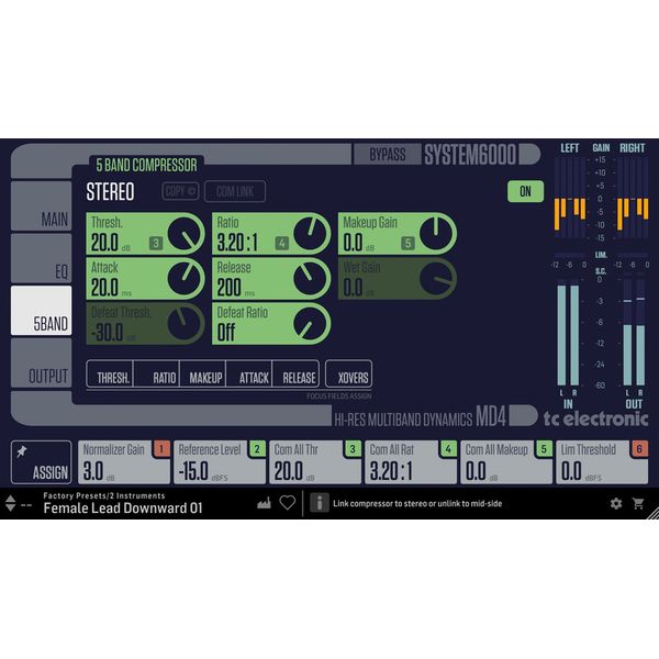 tc electronic MD4 HD Hi-Res Multiband Dynam.