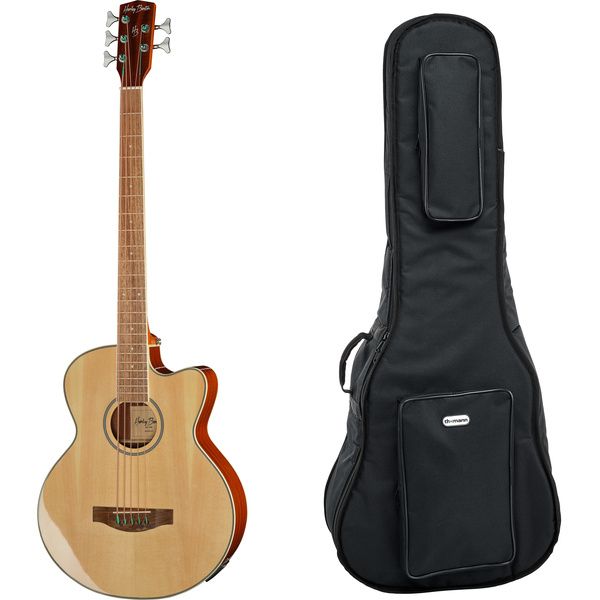 Harley Benton B-35NT Acoustic Bass w/Bag
