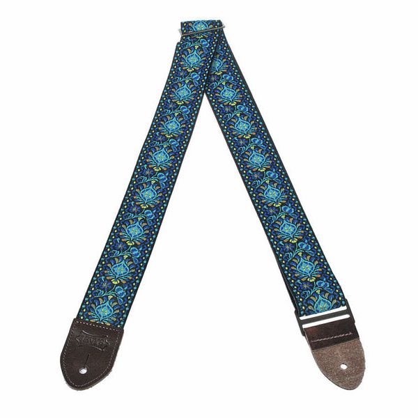 Levys Jacquard Floral strap 2" B&Y