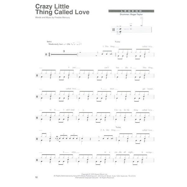 Hal Leonard Drum Play-Along Queen