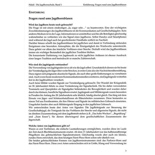 Weinberger Musikverlag Halali Jagdhornschule 1
