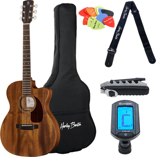 Harley Benton Custom Line CLA-15MCE Bundle