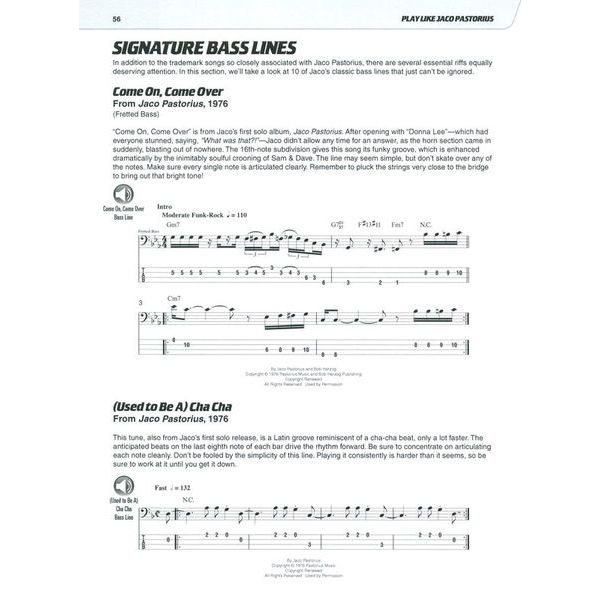 Hal Leonard Play Like Jaco Pastorius