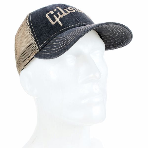 Gibson Baseball Cap Faded Denim