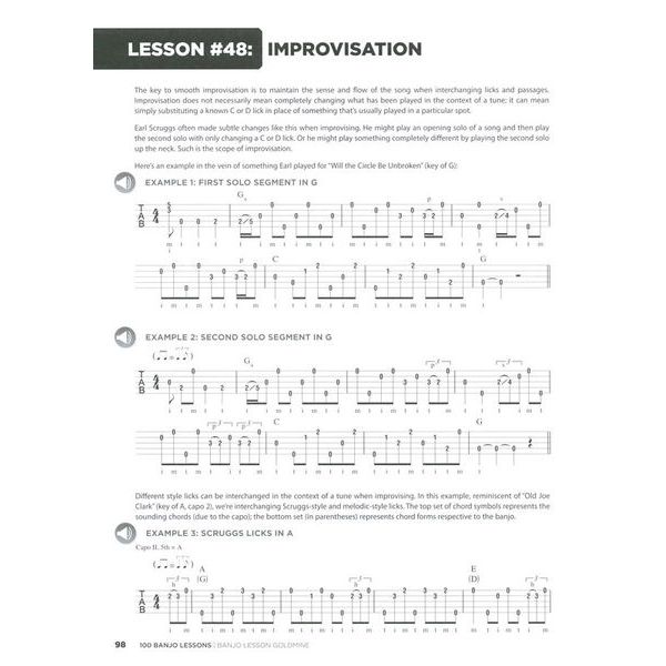 Hal Leonard 100 Banjo Lessons