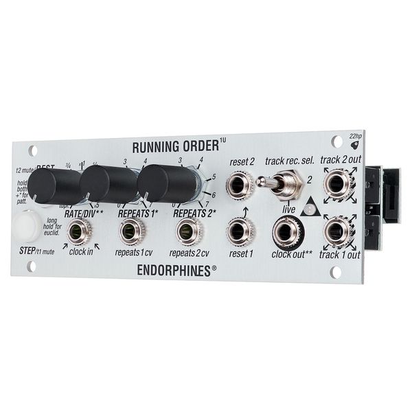 Endorphin.es Running Order 1U Silver