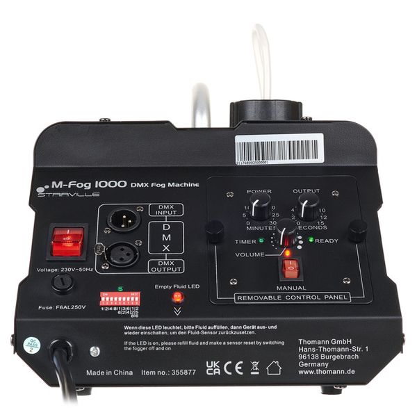 Stairville M-Fog 1000 DMX Fog Mach Bundle