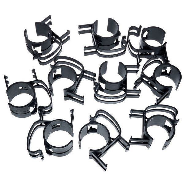 Stairville Snap black 10 pcs Bundle 3-way