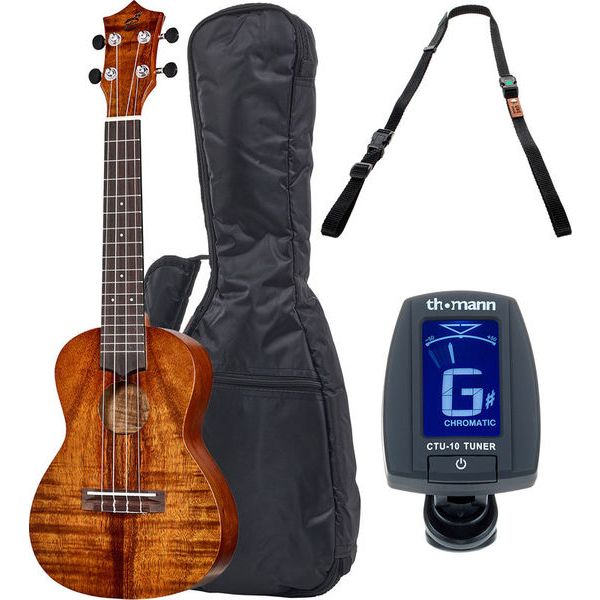 Harley Benton Koa Kahuna Scout Ukulele Set