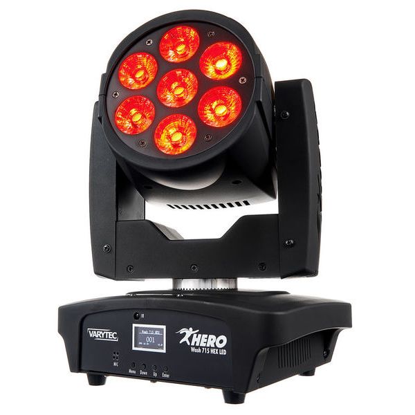 Varytec Hero Wash 715 HEX LED
