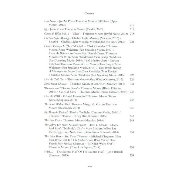 Omnibus Press Thurston Moore We Sing A New