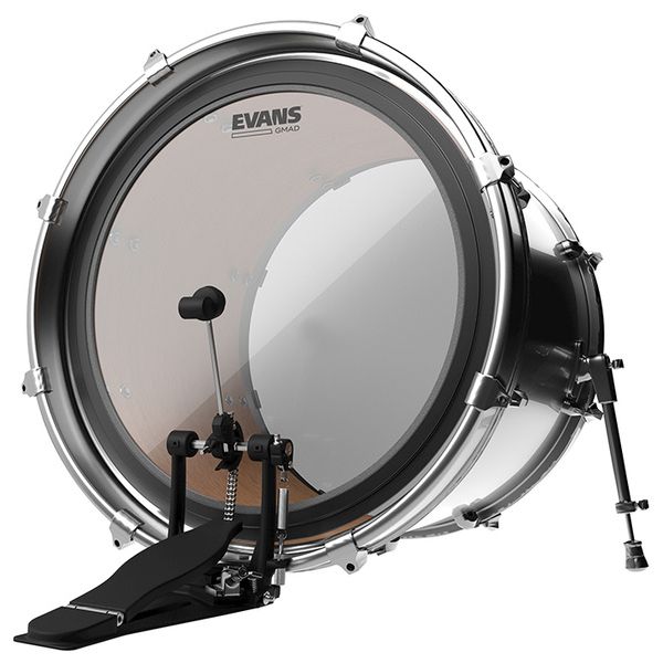 Evans 18" GMAD Clear Bass Drum