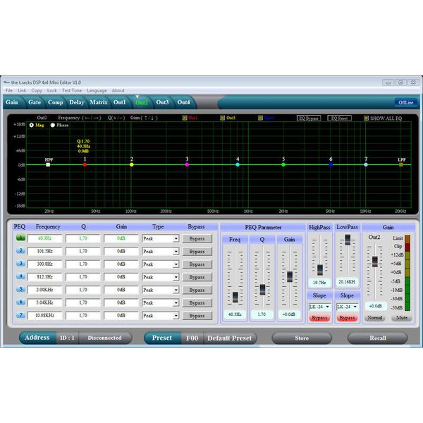 the t.racks DSP 4x4 Mini