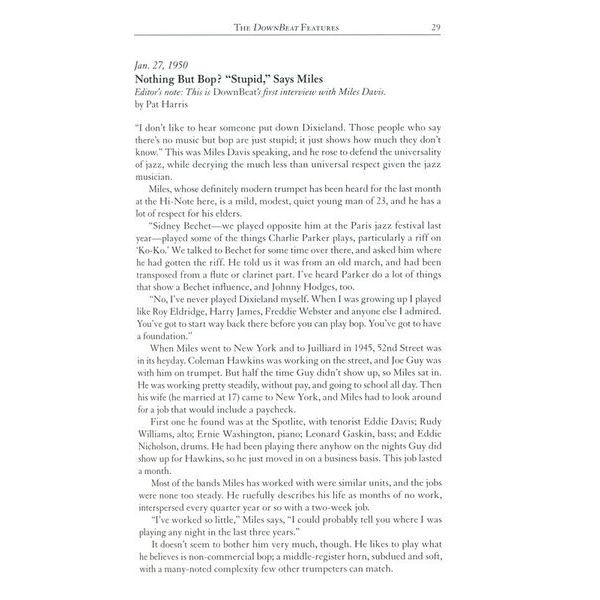 Backbeat Books The Miles Davis Reader