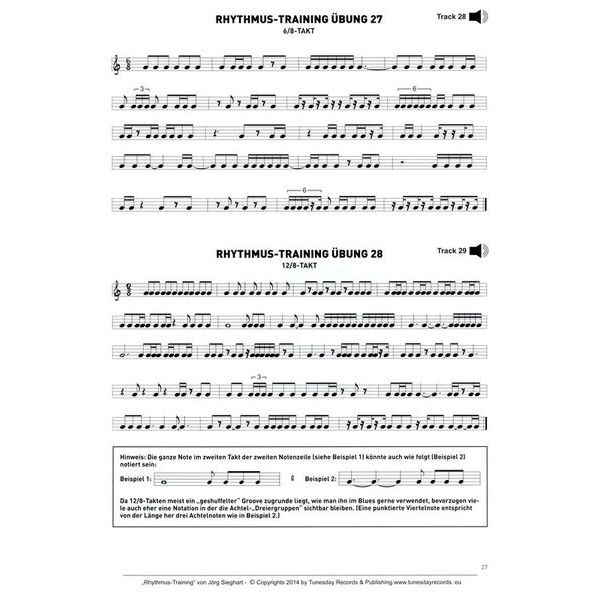 Tunesday Records Rhythmus-Training