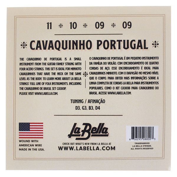 La Bella CA300-P Cavaquinho Portugal