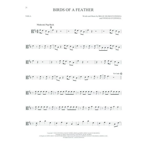 Hal Leonard 101 Top Hits for Viola