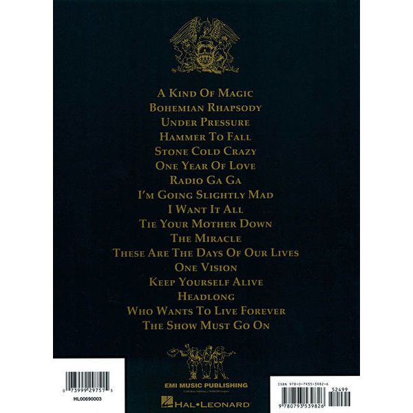 Hal Leonard Classic Queen Guitar