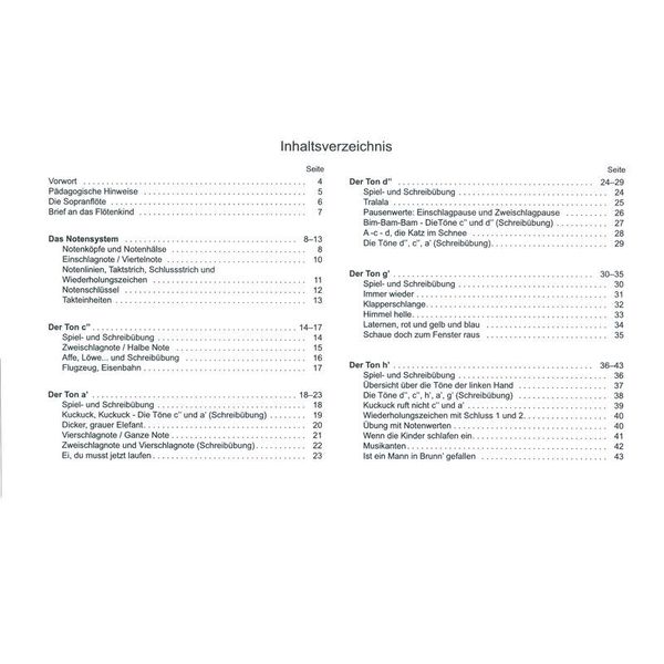 Heinrichshofen Verlag Der Flötenvogel 1