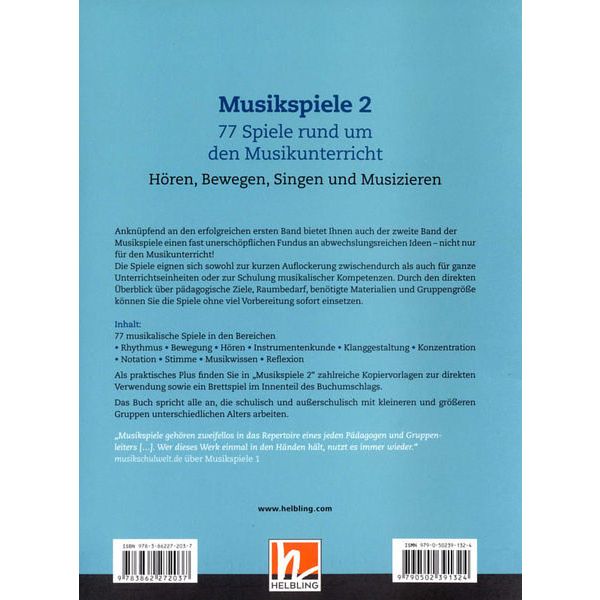 Helbling Verlag Musikspiele 2