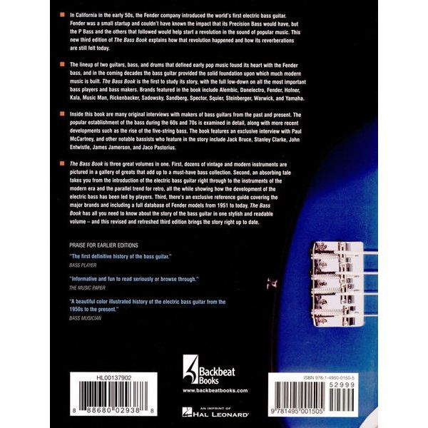 Backbeat Books The Bass Book