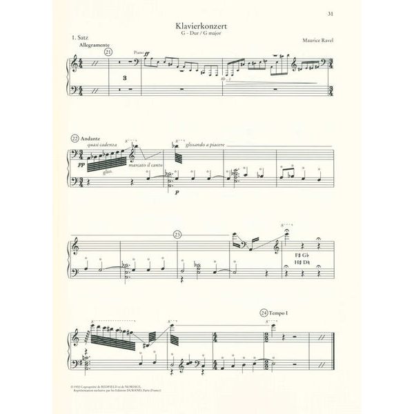 Edition Peters Orchester Probespiel Harfe