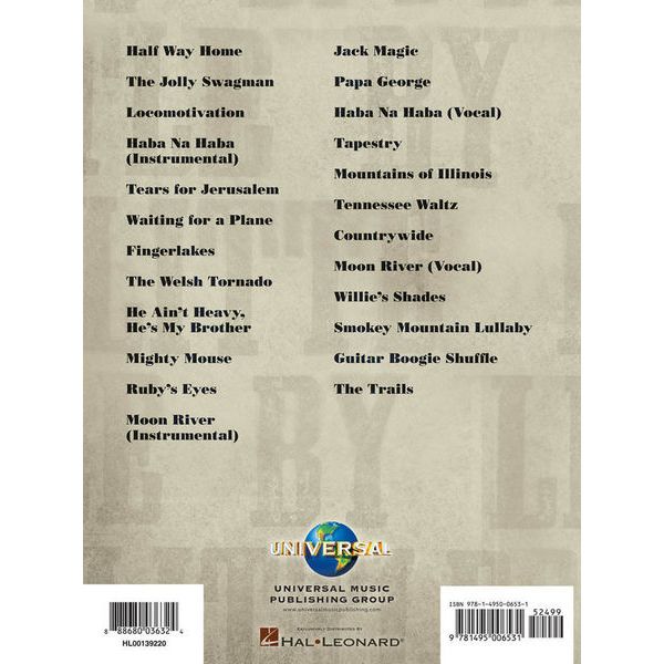 Hal Leonard Tommy Emmanuel Little By Littl