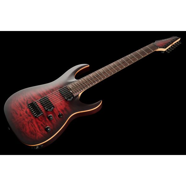 Harley Benton Amarok-7  BKRD Quilted Burst