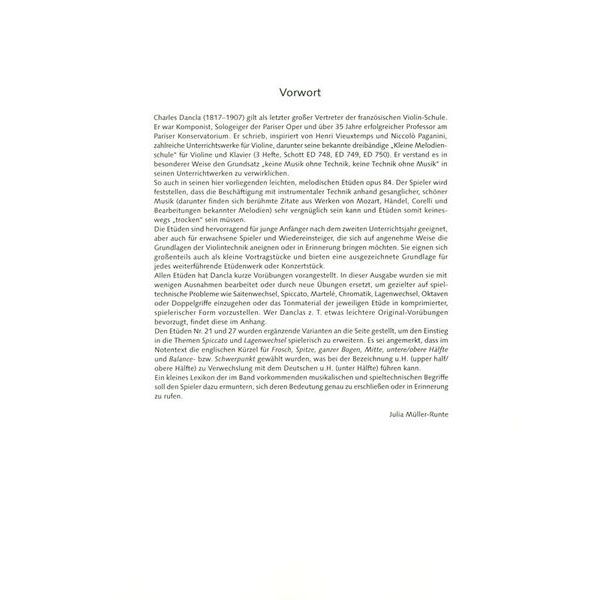 Schott 36 Etudes Melodiques Violin