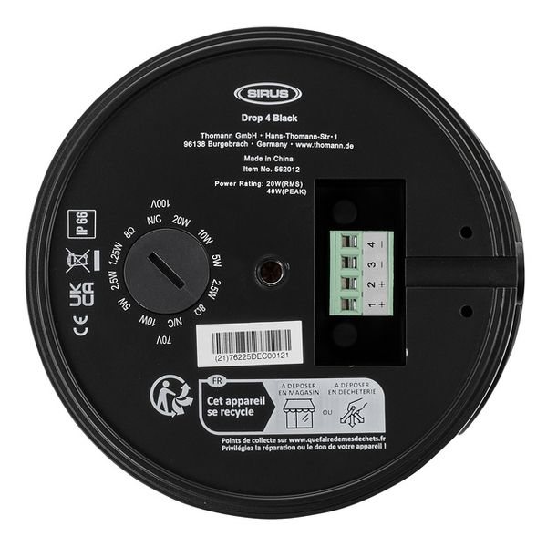 Sirus Drop 4 Black