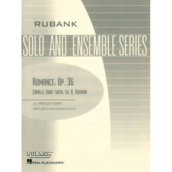Rubank Publications Saint-Sans Romance op. 36