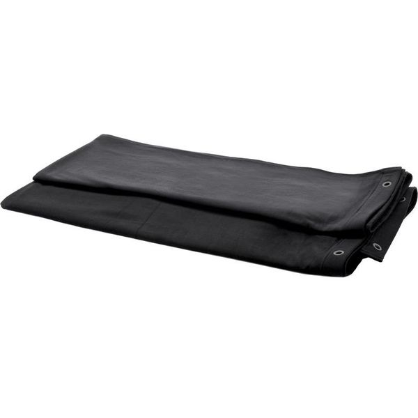 Stairville Curtain 300g/m 3.0x4.0m Bk