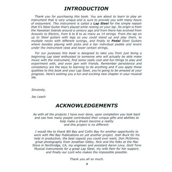 Mel Bay First Lessons Lap Steel Guitar