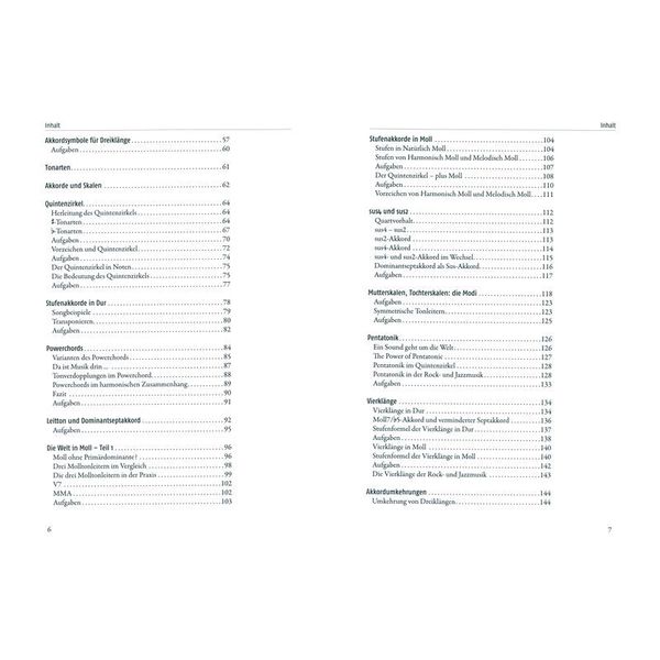 AMA Verlag Rock & Jazz Harmony