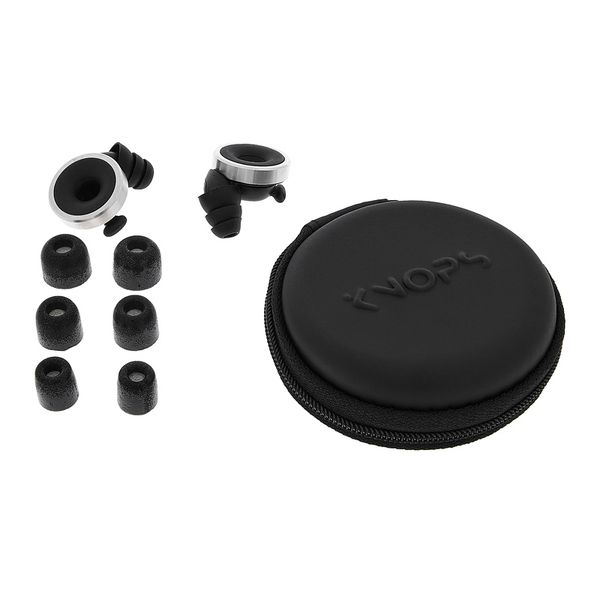 Limousine Earplugs Knops Smooth Black