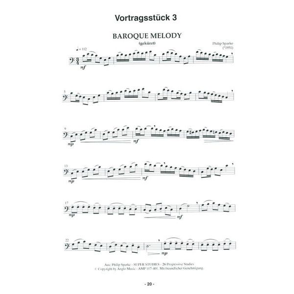 Musikverlag Heinlein Praxis Bariton