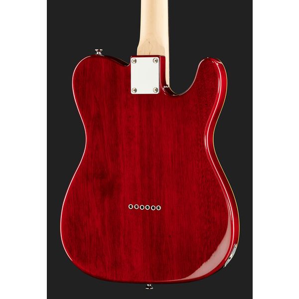 Harley Benton TE-90QM LH Trans Red w/Bag
