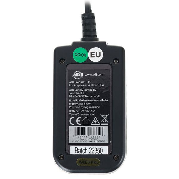 ADJ FF23WR Wireless RC Fog Fury