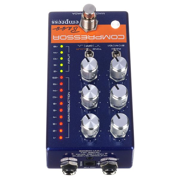 Empress Effects Bass Compressor Blue Spk
