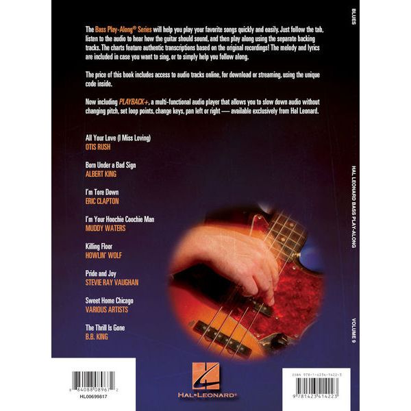Hal Leonard Bass Play-Along Blues