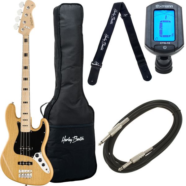 Harley Benton JB-75MN NA Vintage Seri Bundle